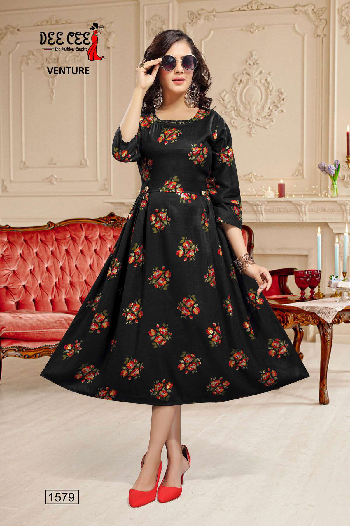 Dee Cee Venture New Exclusive Ethnic Wear Rayon Kurtis Collection
